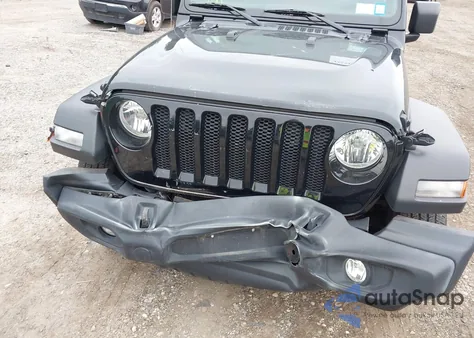 2021 Jeep Wrangler Unlimited Sport S 4X4 z USA, uszkodzony, nr VIN 1C4HJXDG9MW853726